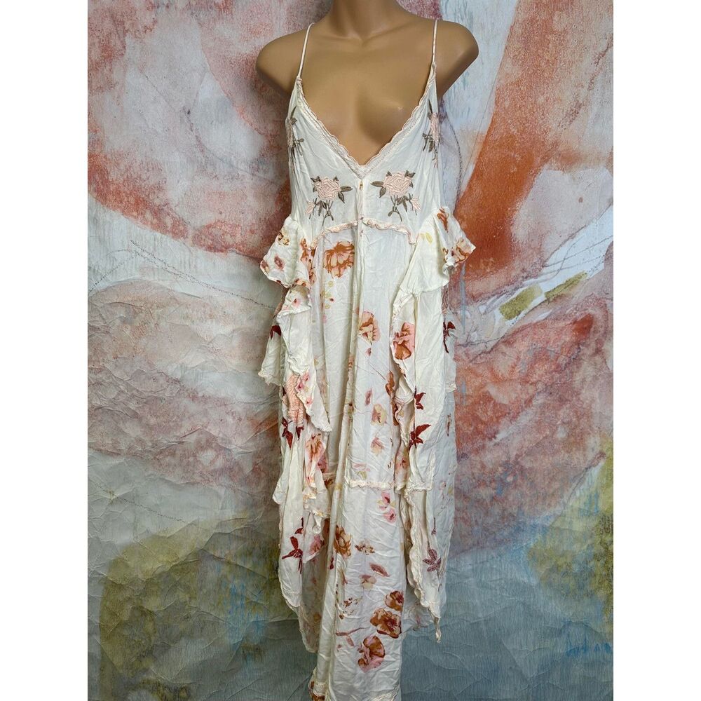 Free People Audrey Embroidered Maxi Dress - Picture 9 of 11